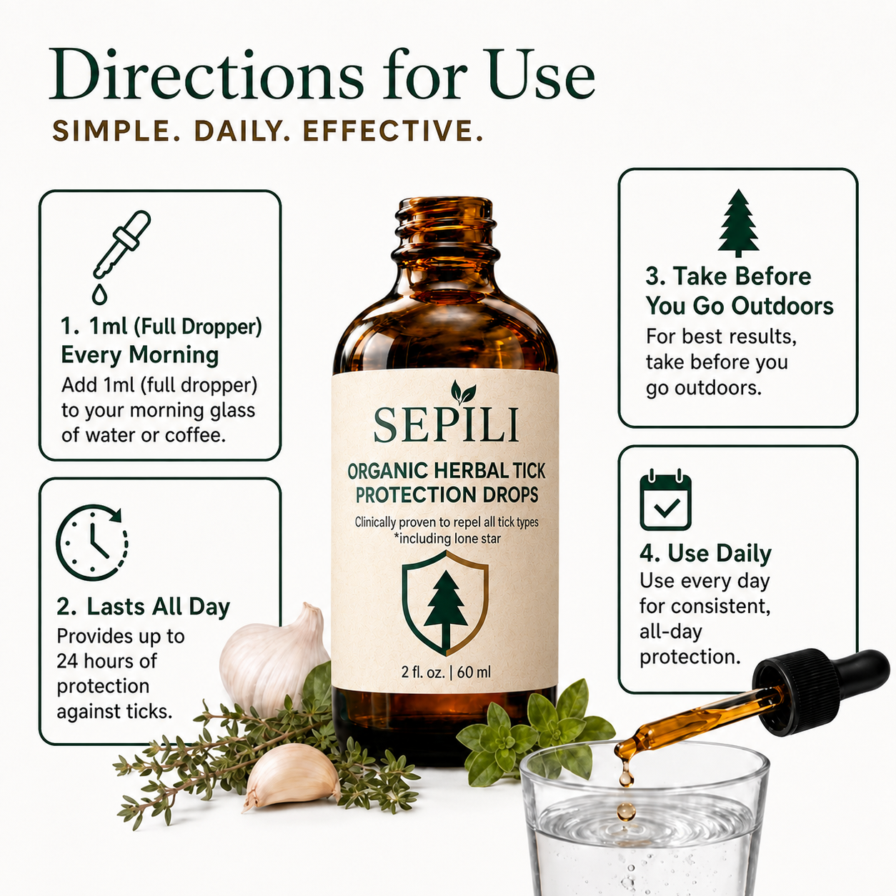 Sepili Tick Protection Drops