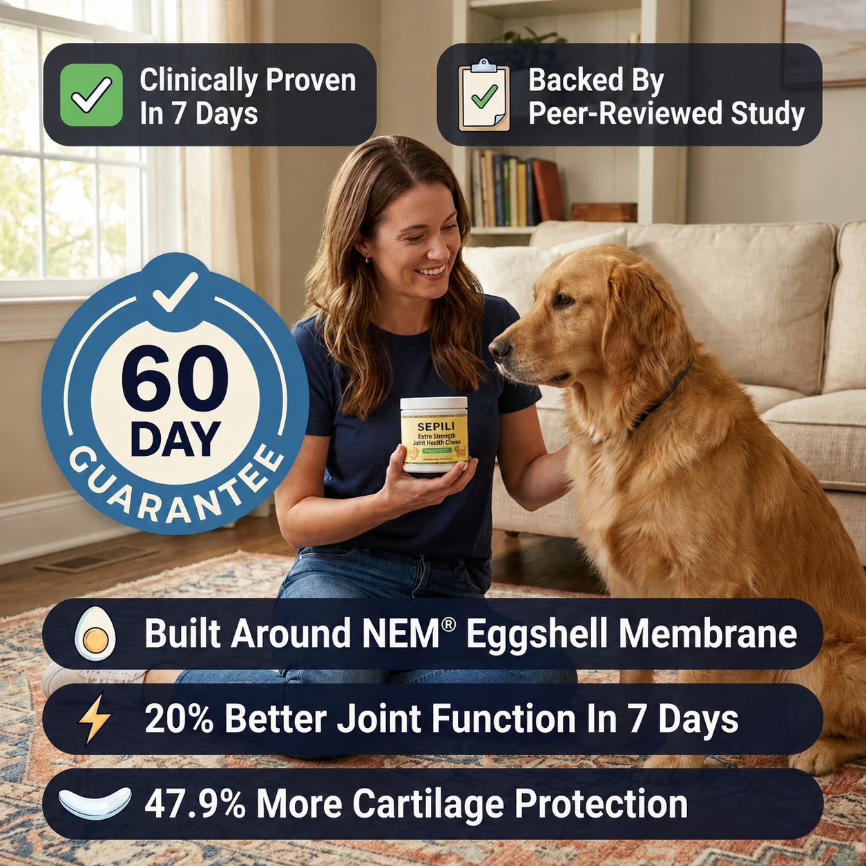 Premium Joint Health Chews - Improved Formula