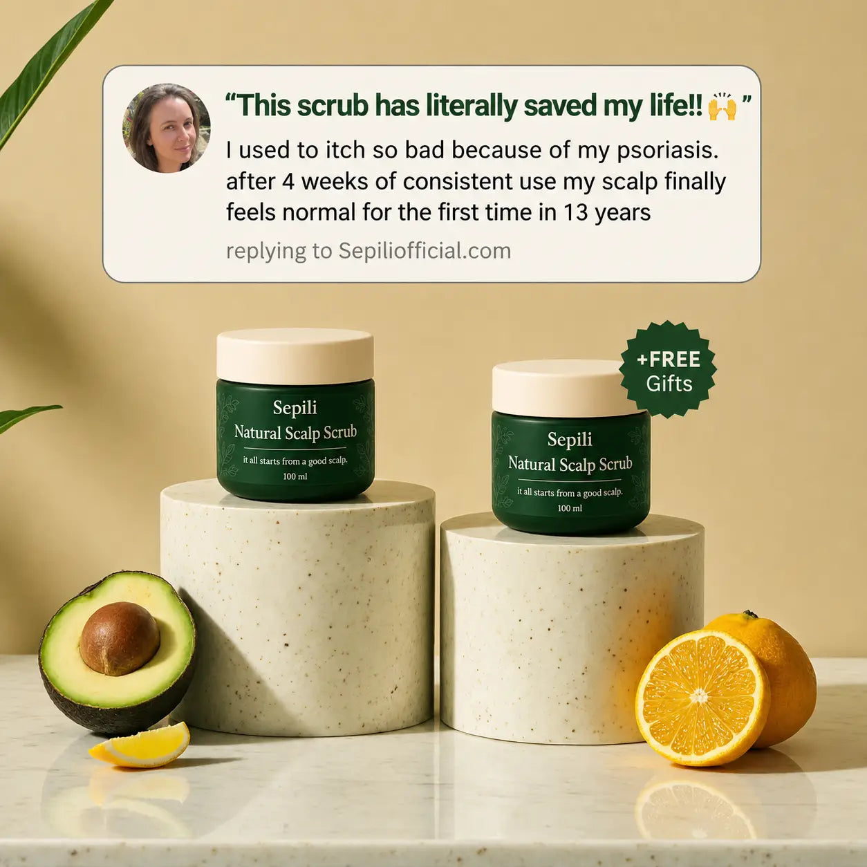 Sepili Natural Scalp Scrub