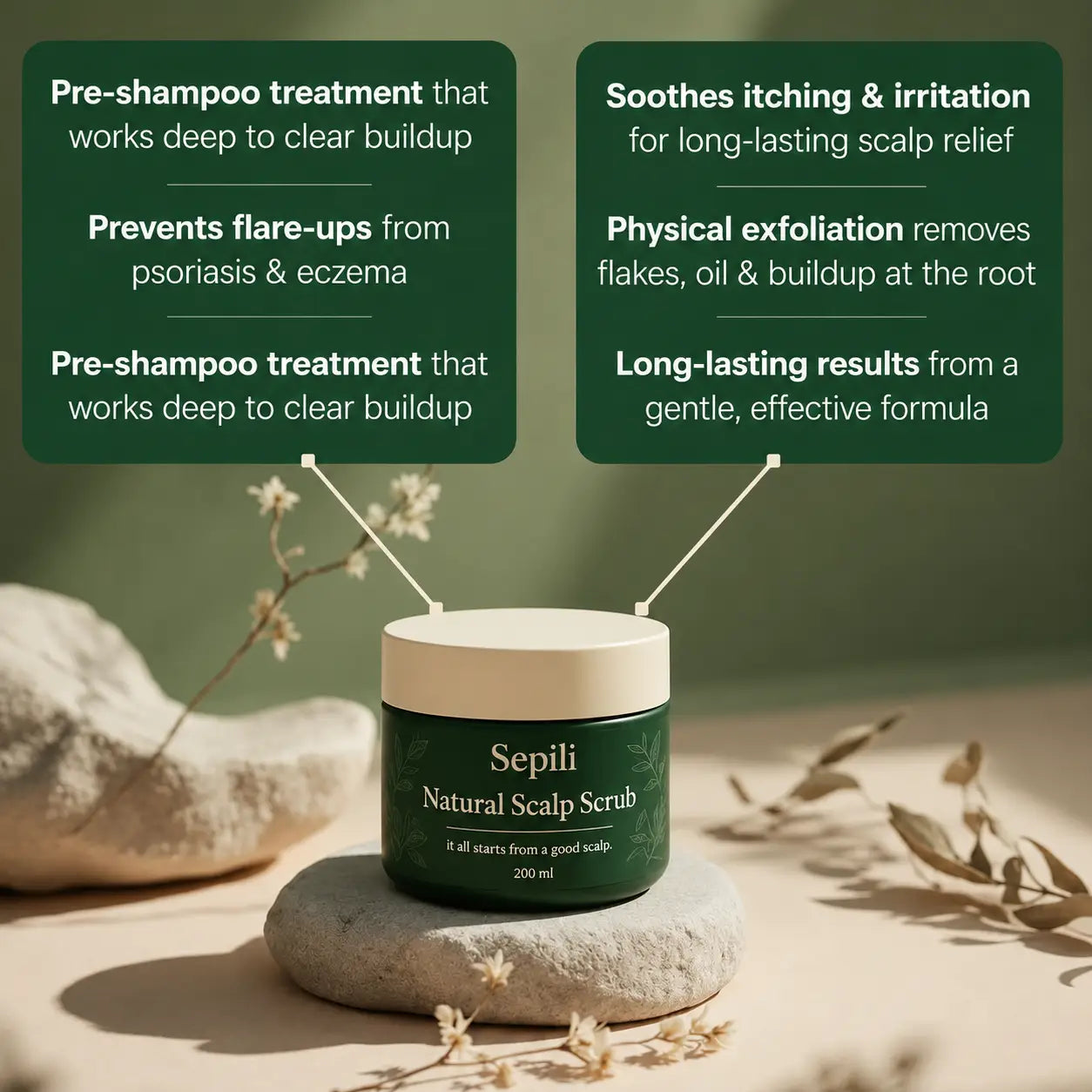 Sepili Natural Scalp Scrub