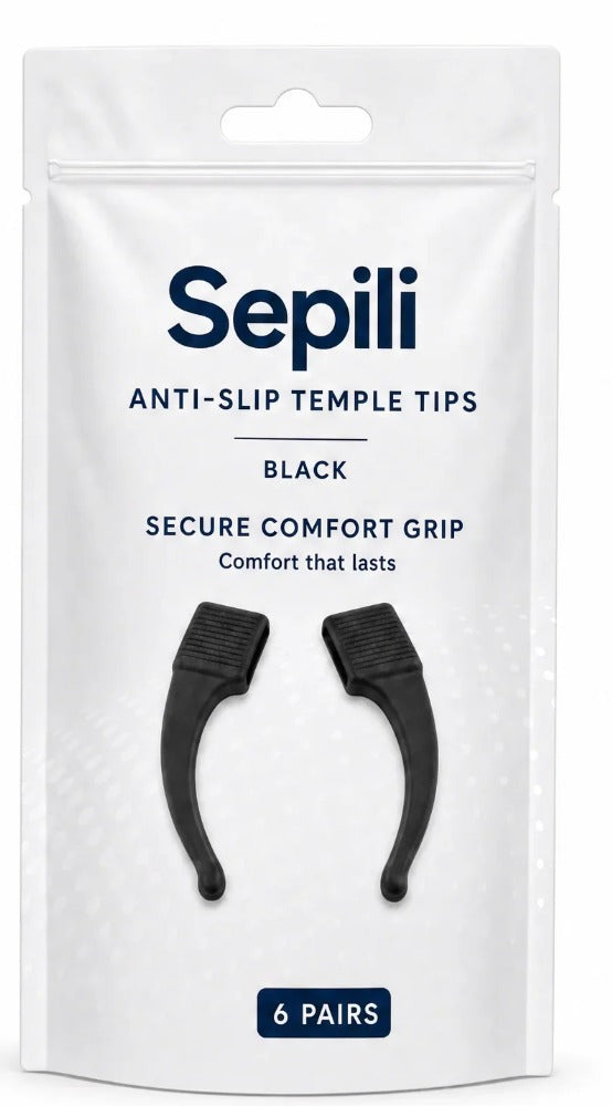 Sepili Anti-Slip Temple Tips – 6 Pairs
