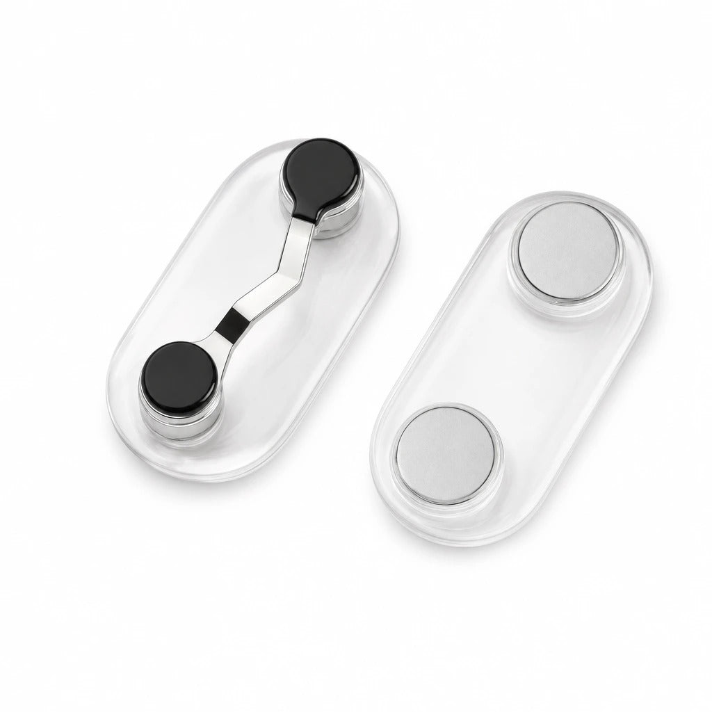 Magnetic shirt clip