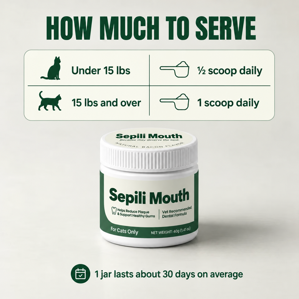 2x Sepili Mouth For Cats