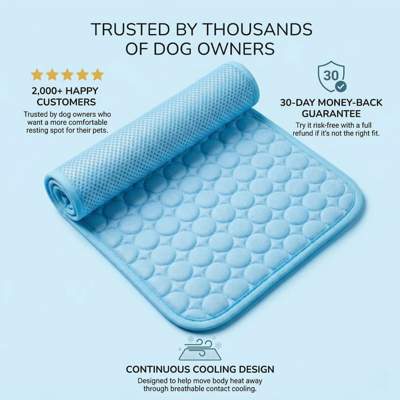 Sepili Nap | Ice-Silk Continuous Cooling Dog Cooling Mat