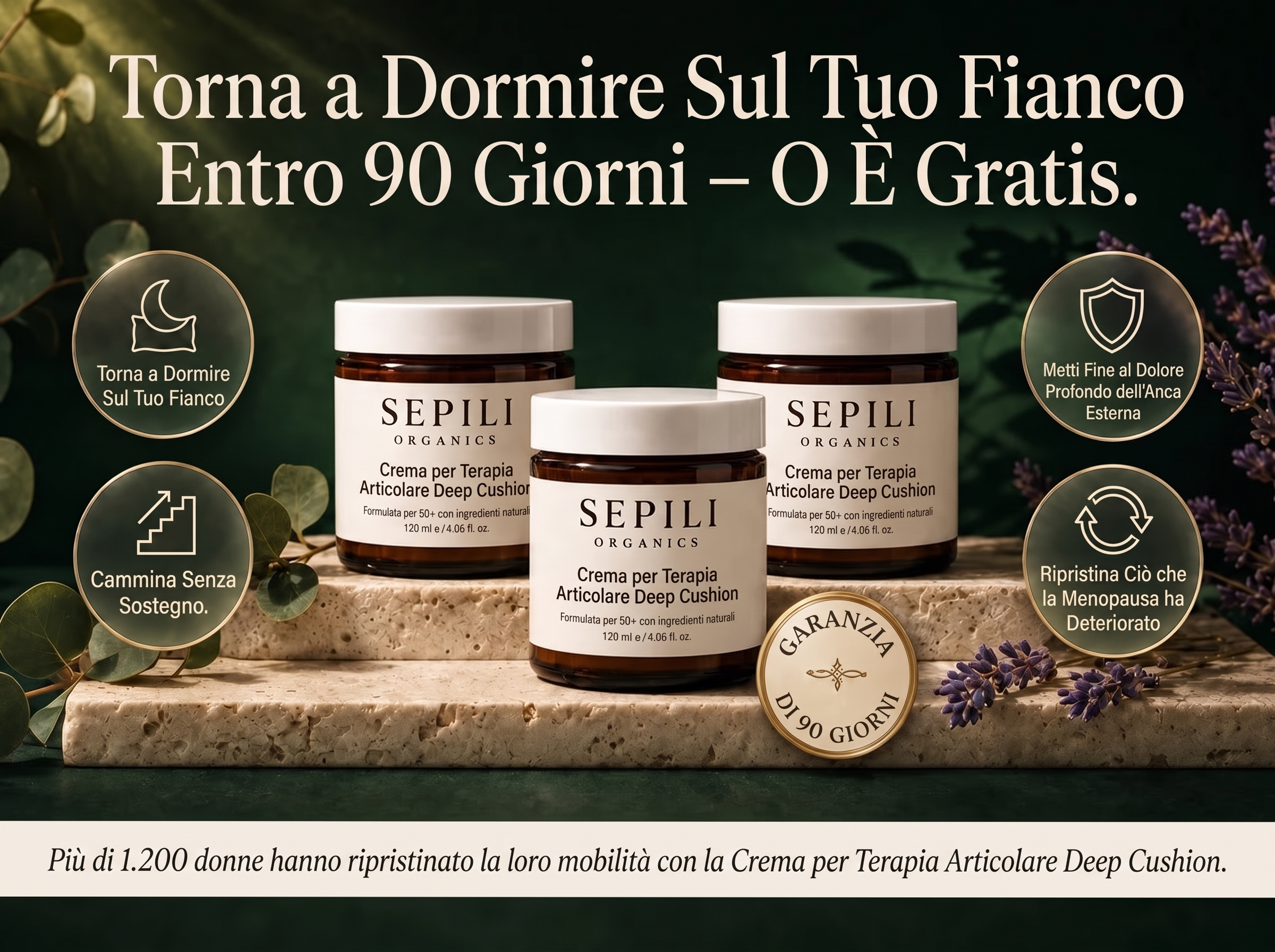 Sepili Organics Crema Articolazioni Comfort Profondo – Trattamento Intensivo