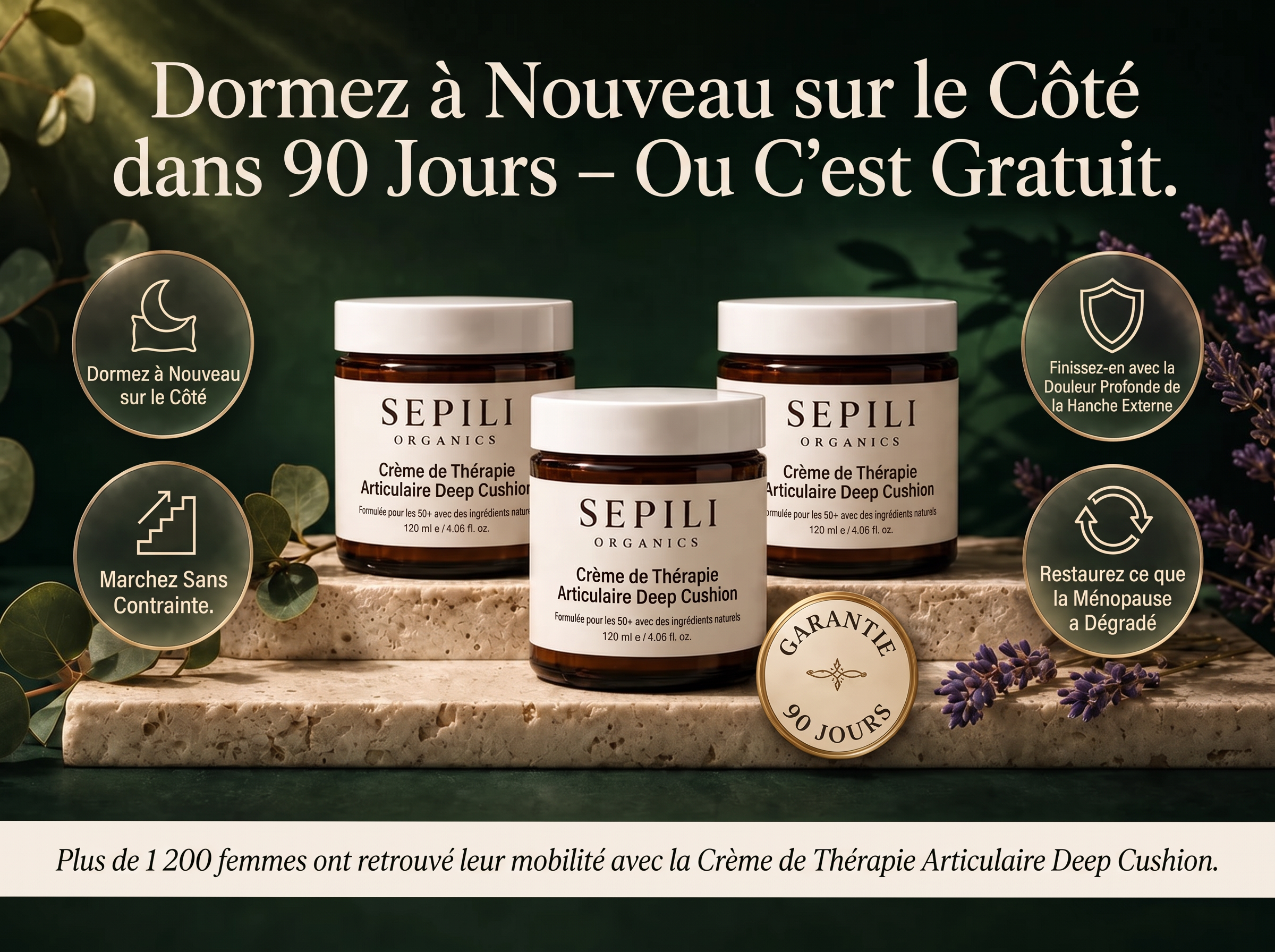 Sepili Organics Crème Articulations – Confort Profond & Soin Intensif