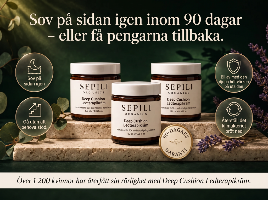 2x Sepili Organics Deep Cushion Ledkräm – Djupverkande Lindring för Stela Leder