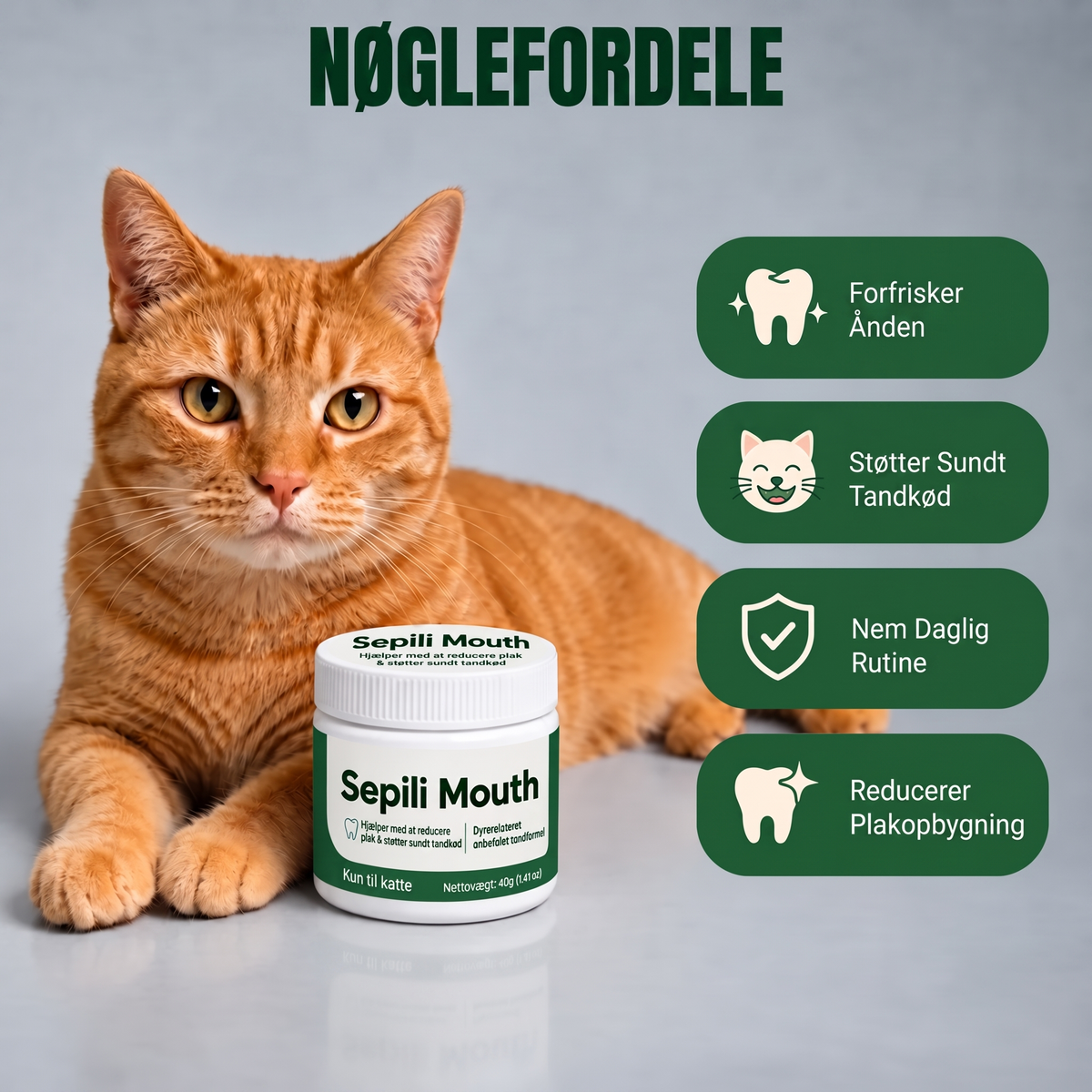 2x Sepili Mundpleje til Katte