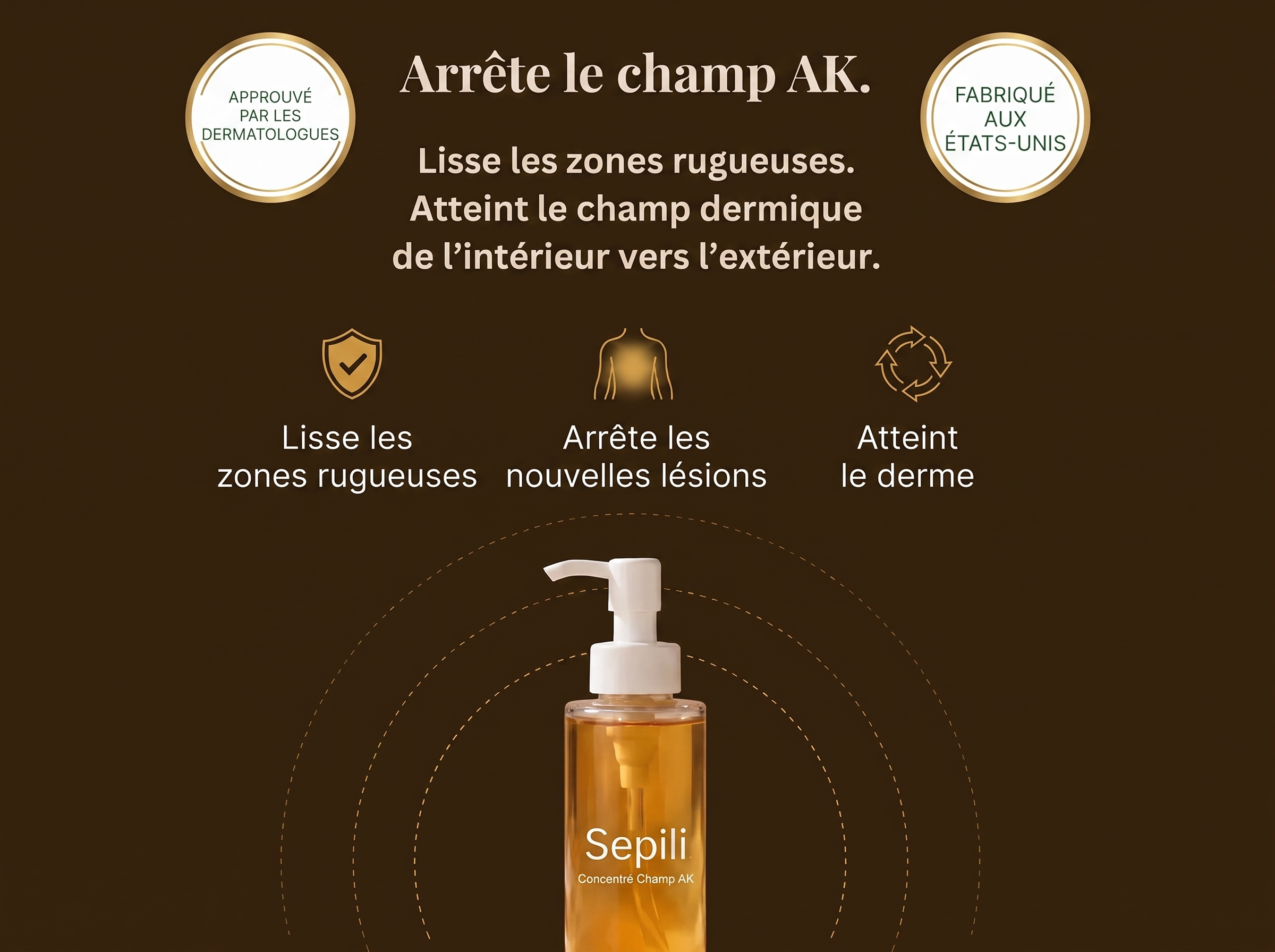 Sepili Huile Corps Correctrice – Kératose Actinique