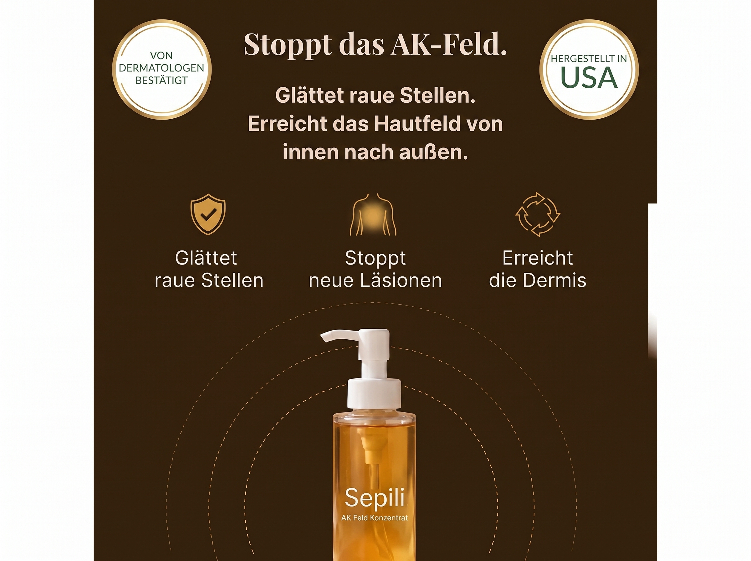 Sepili Korrigierendes Körperöl bei Aktinischer Keratose