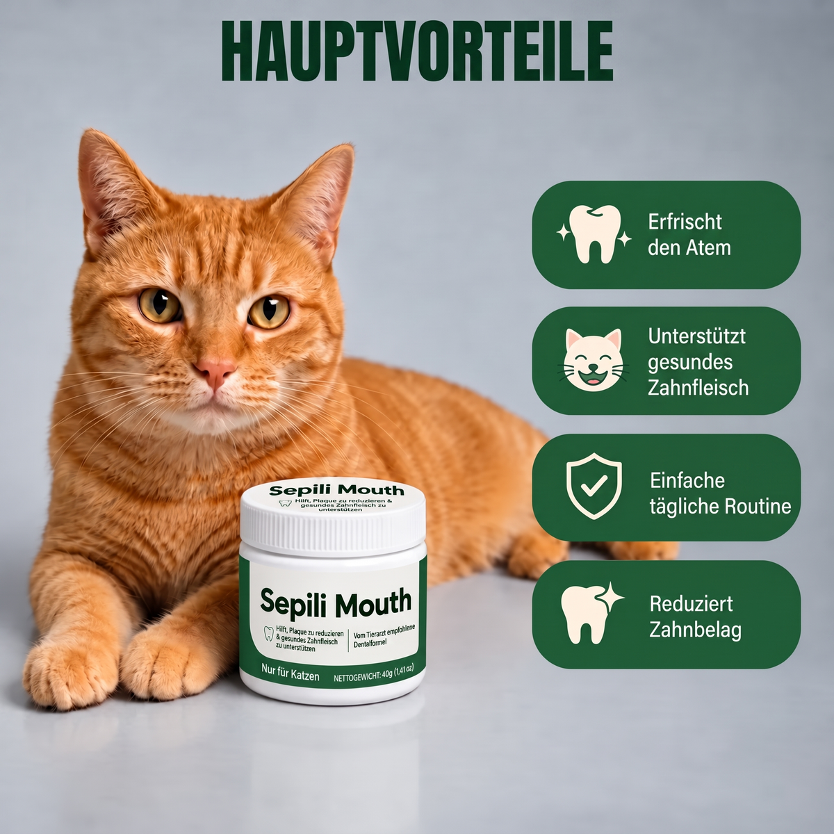 2x Sepili Maulpflege für Katzen