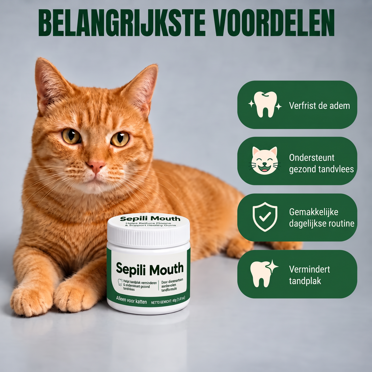 2x Sepili Mondzorg voor Katten