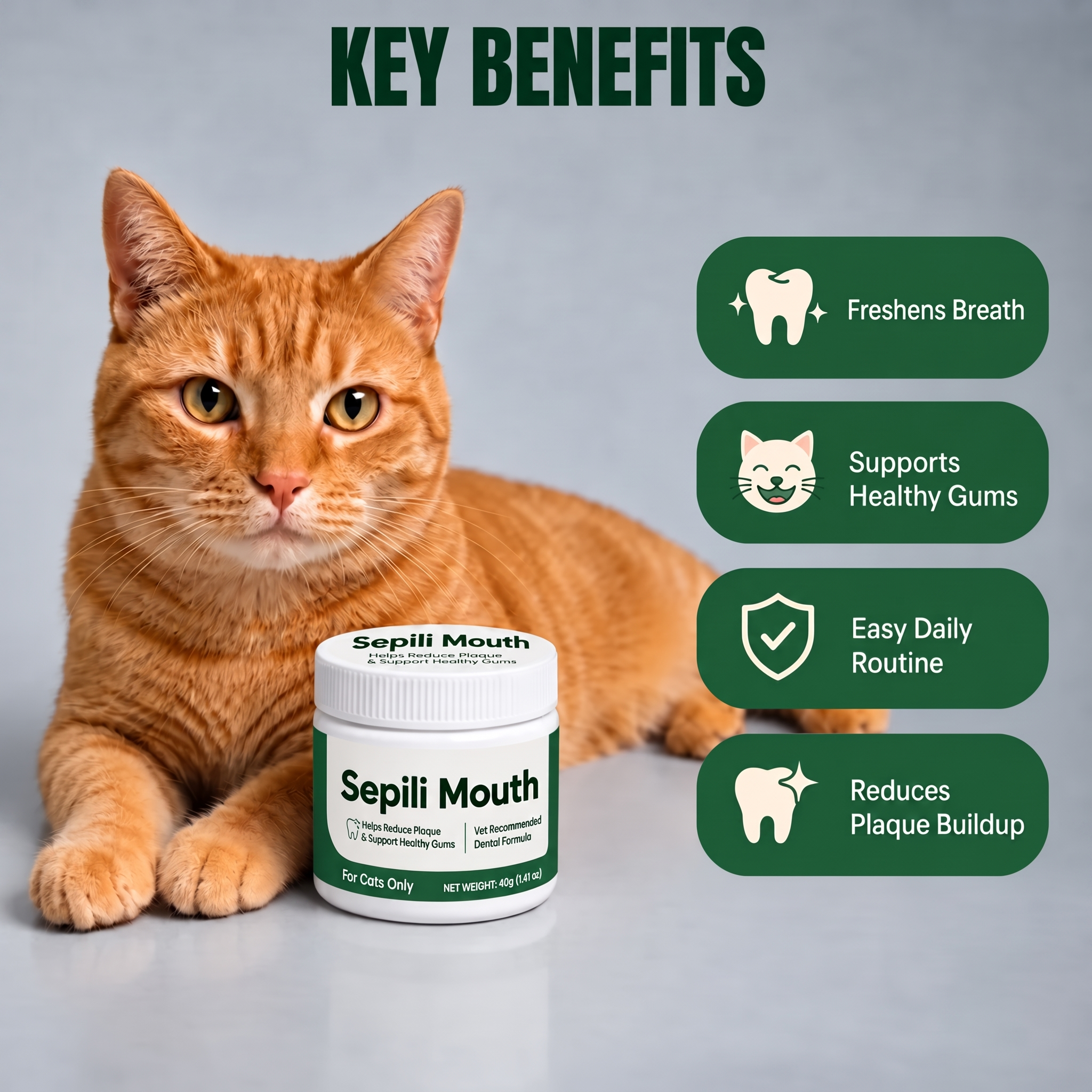Sepili Cat Dental Care – Fresh Breath & Healthy Gums