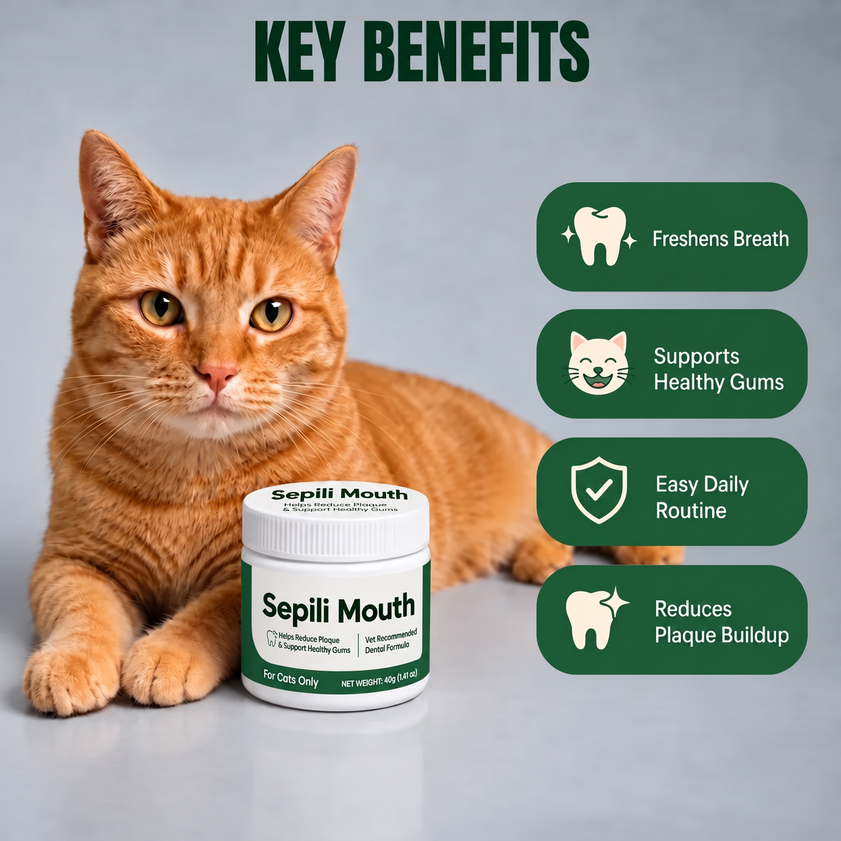 2x Sepili Cat Dental Care – Fresh Breath & Healthy Gums
