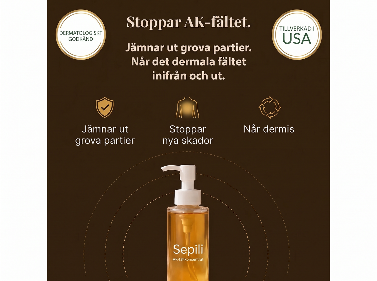 Sepili Korrigerande Kroppsolja vid Aktinisk Keratos