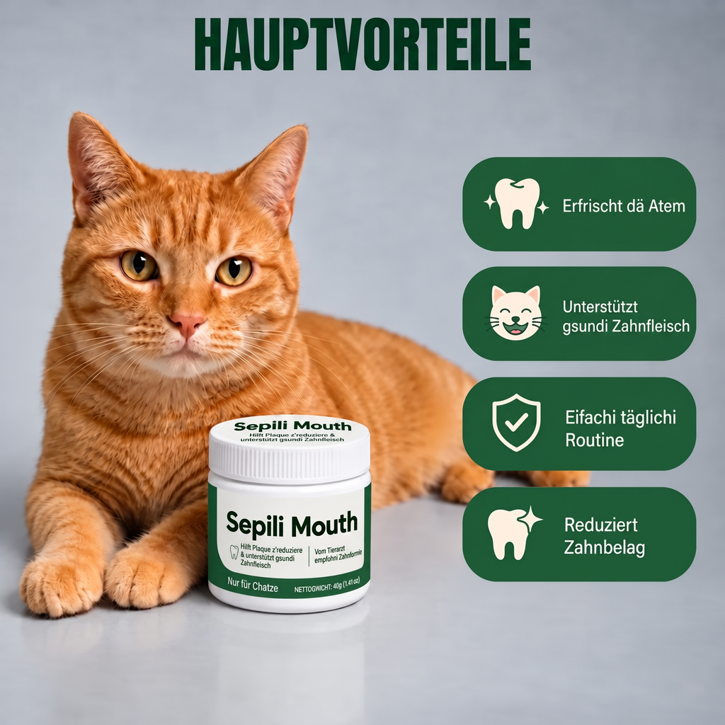 2x Sepili Zahn- & Maulpflege für Katzen