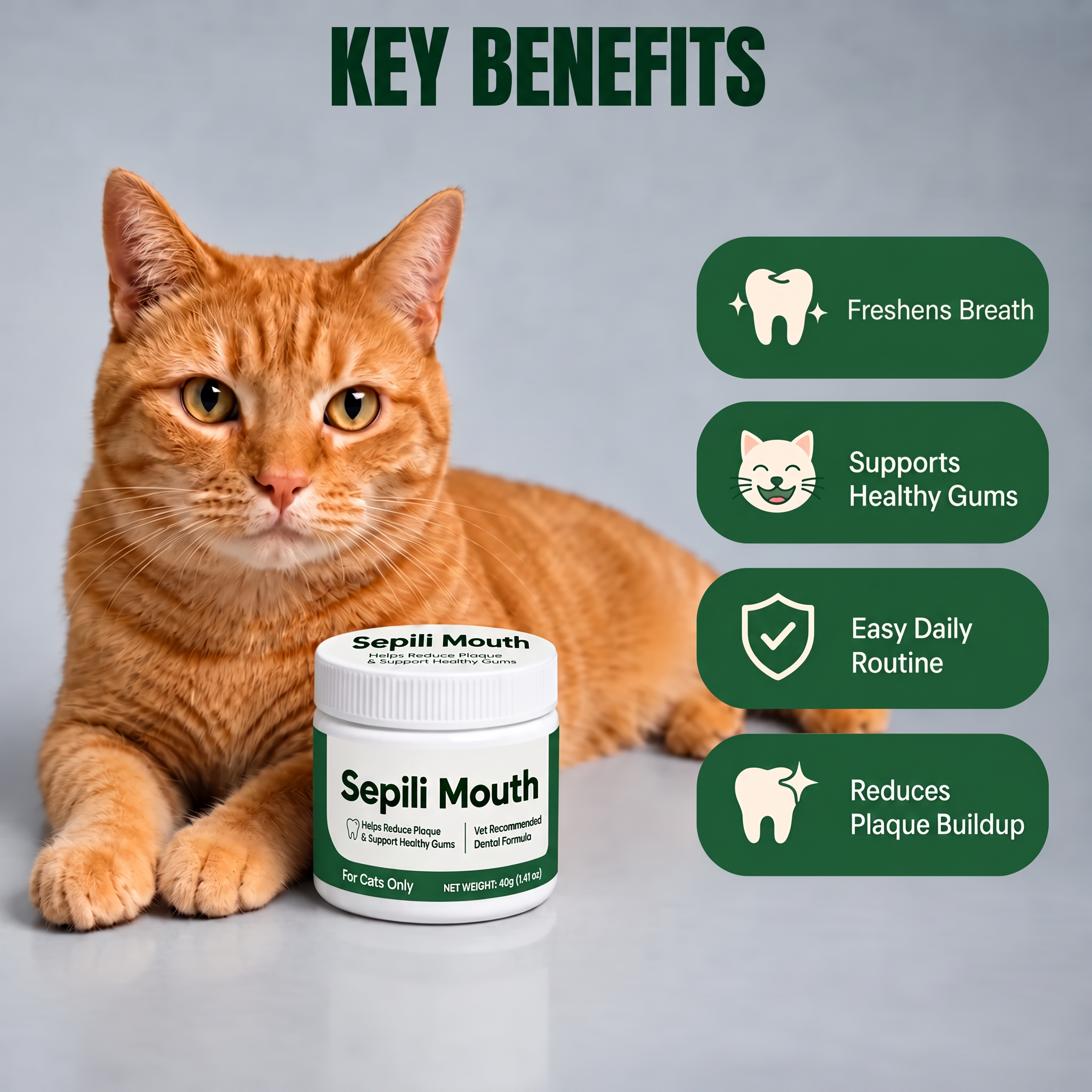 Sepili Oral Care for Cats – Fresher Breath & Healthier Teeth
