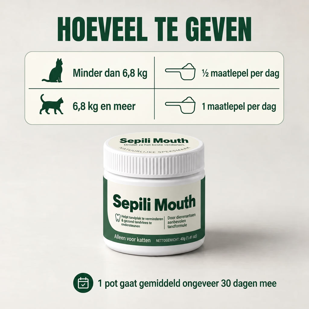 3x Sepili Mondzorg voor Katten