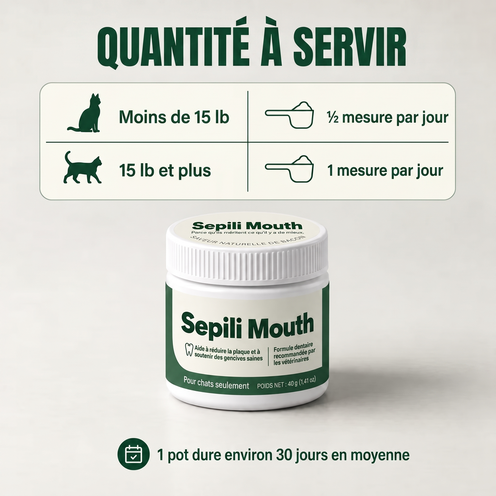 2x Sepili Soin Buccal pour Chats