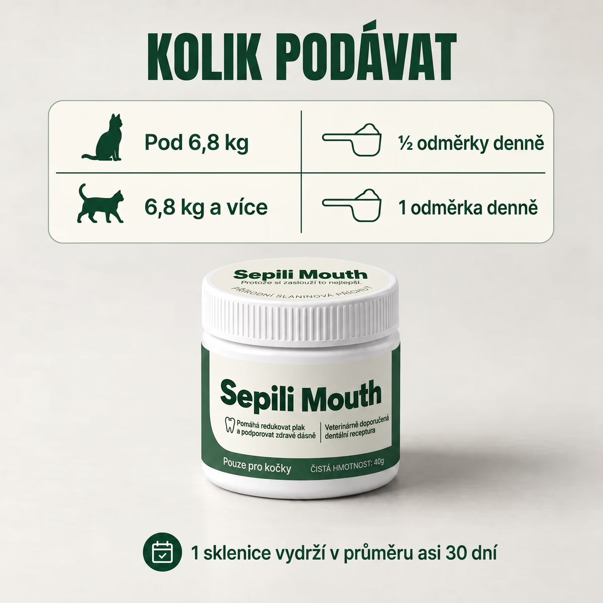 2x Sepili Mouth – ústní a zubní péče pro kočky