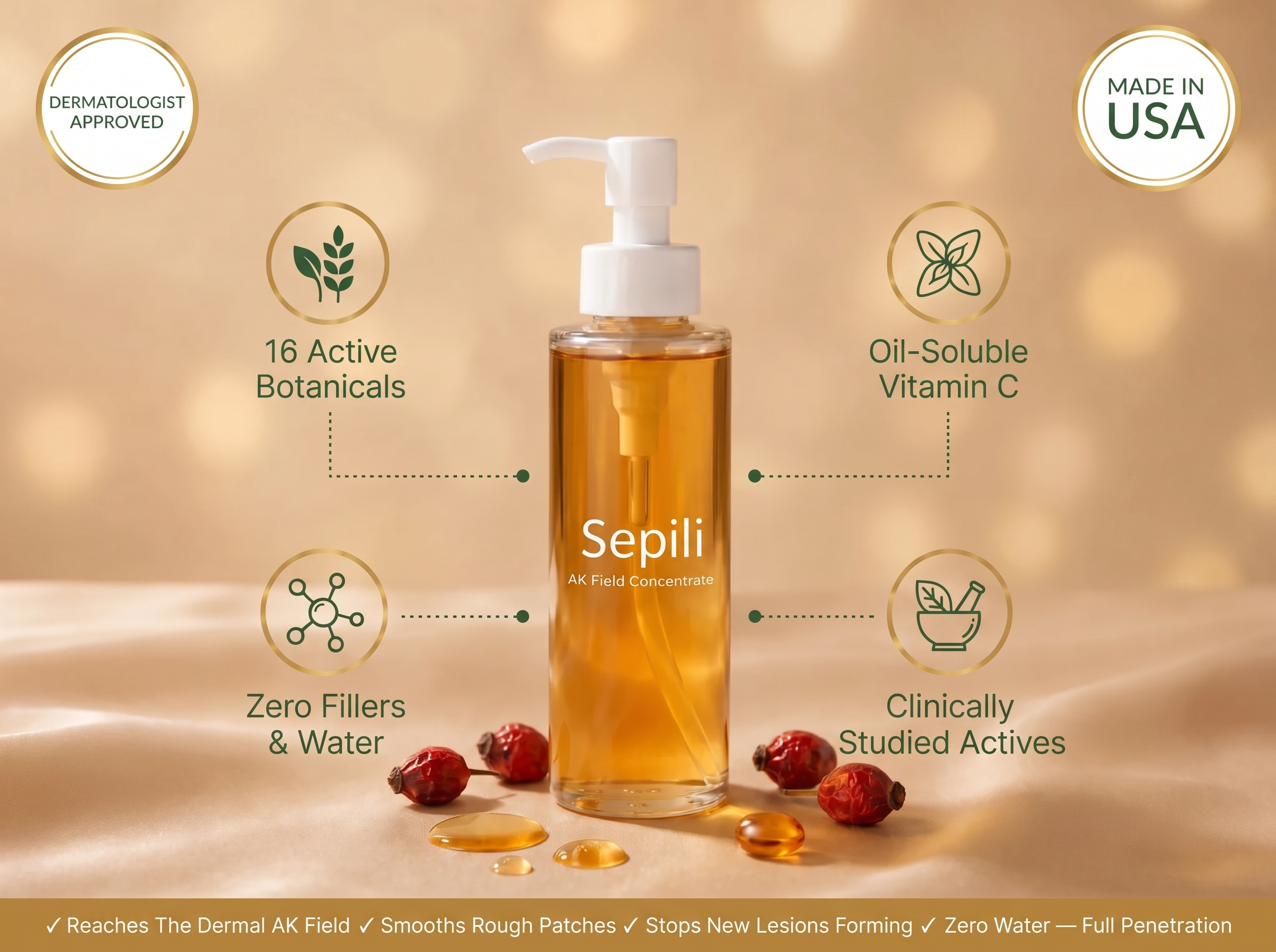 Sepili Actinic Keratosis Correcting Body Oil