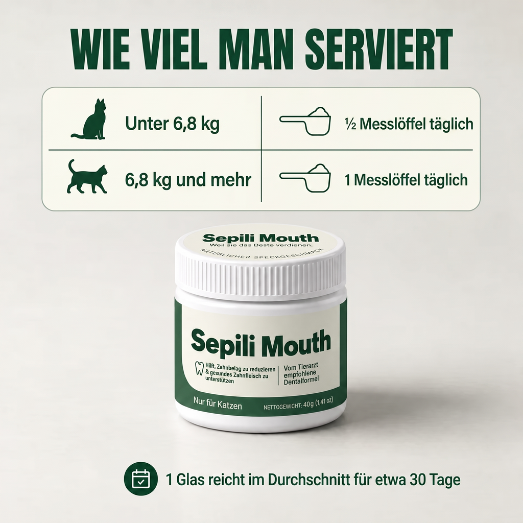 2x Sepili Maulpflege für Katzen