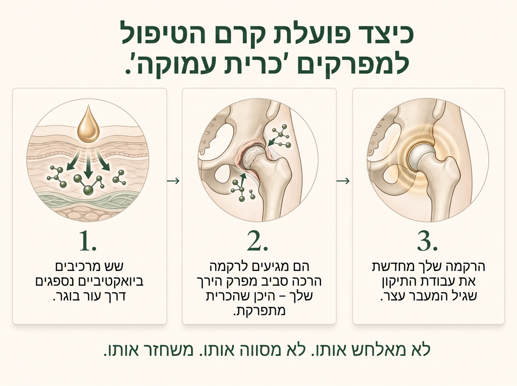2x Sepili Organics קרם טיפולי לפרקים – ריפוד והקלה עמוקה