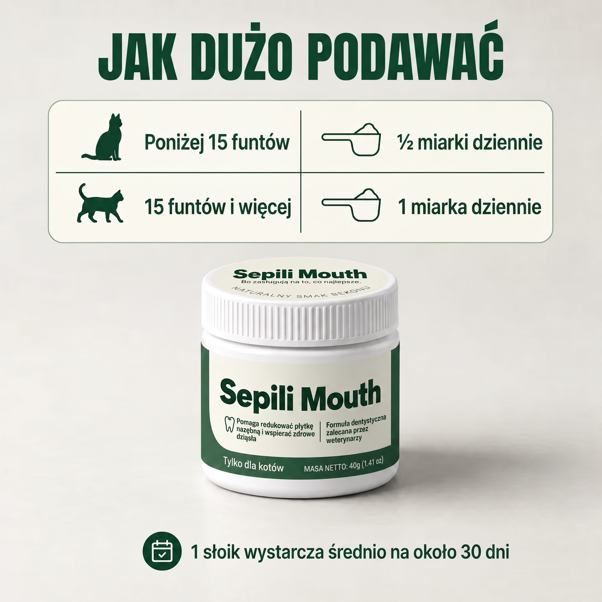 Sepili Zdrowy Pyszczek dla Kotów
