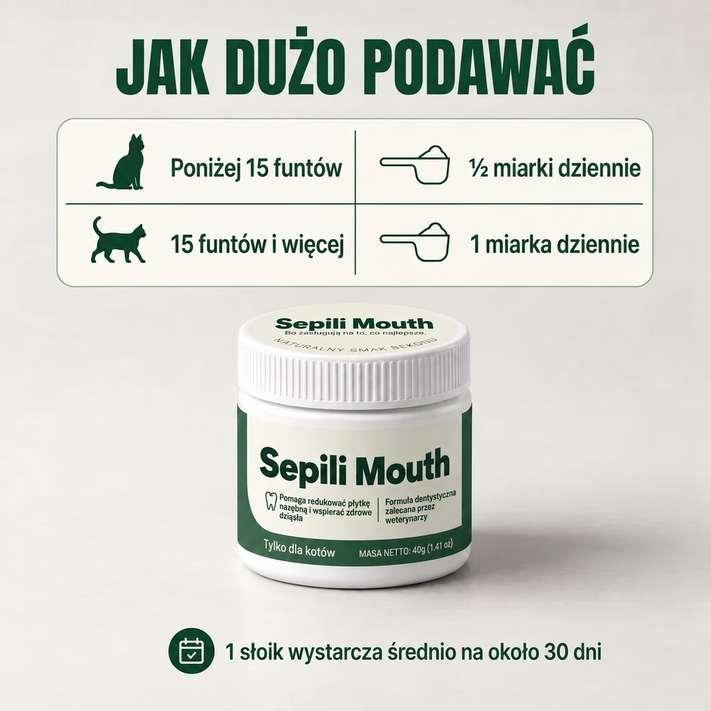3x Sepili Zdrowy Pyszczek dla Kotów