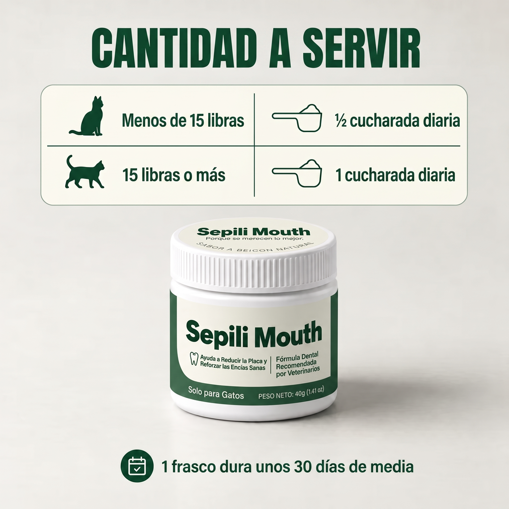 2x Sepili Cuidado Dental para Gatos