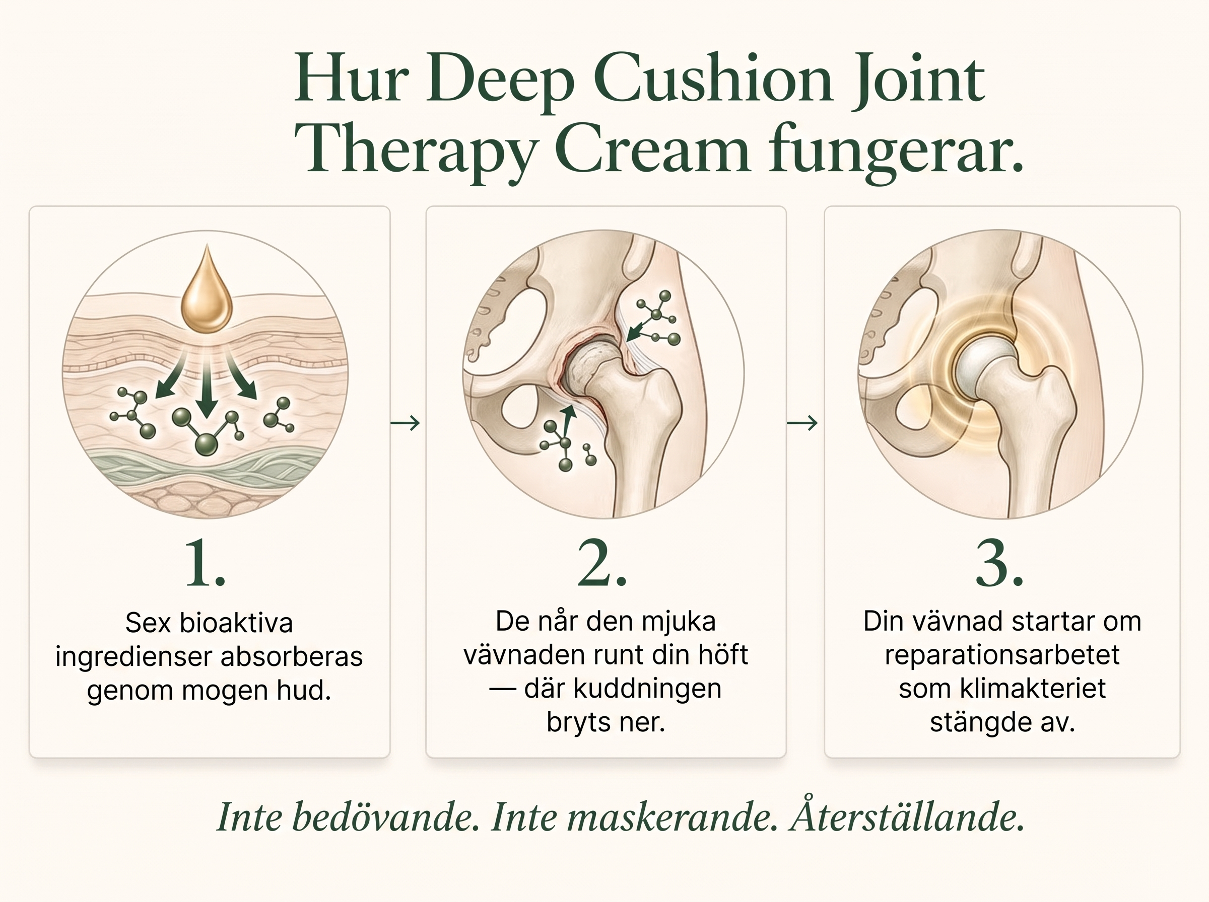 Sepili Organics Deep Cushion Ledkräm – Djupverkande Lindring för Stela Leder