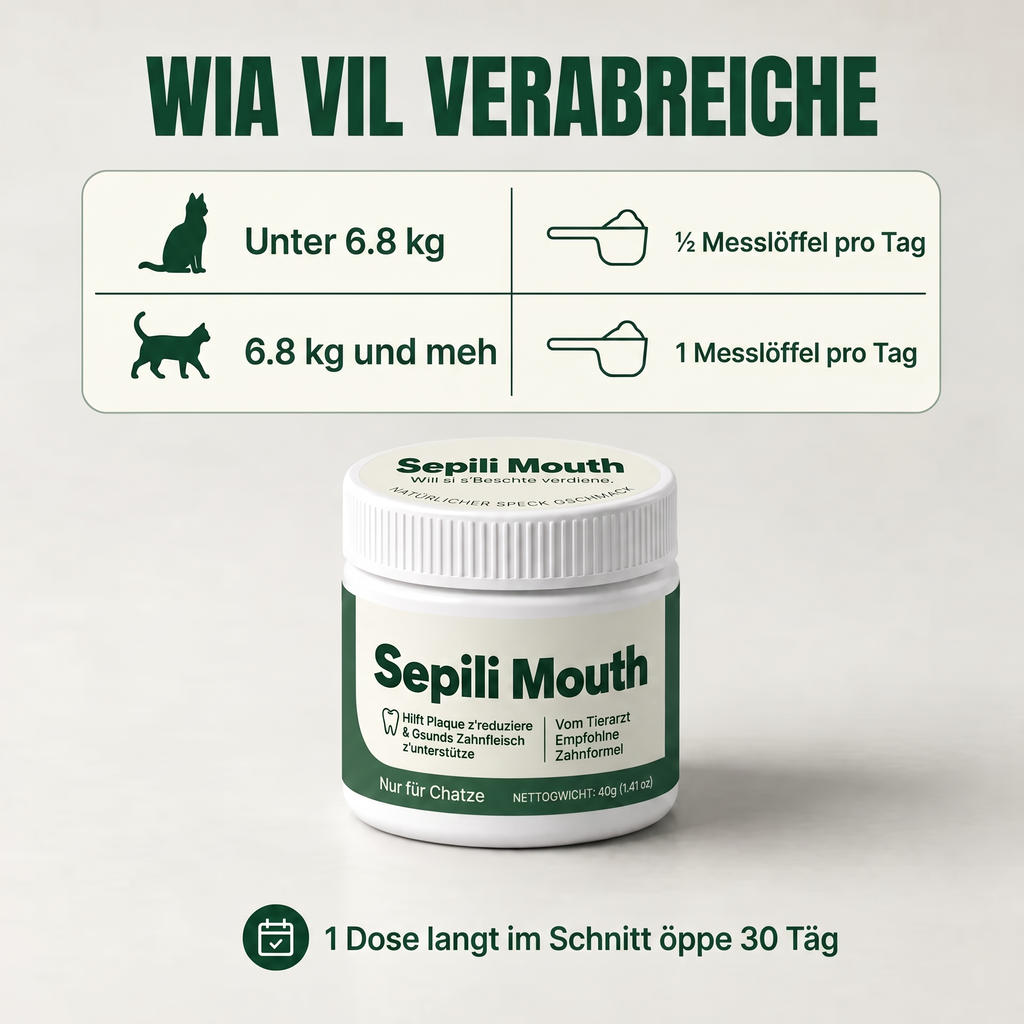 2x Sepili Zahn- & Maulpflege für Katzen