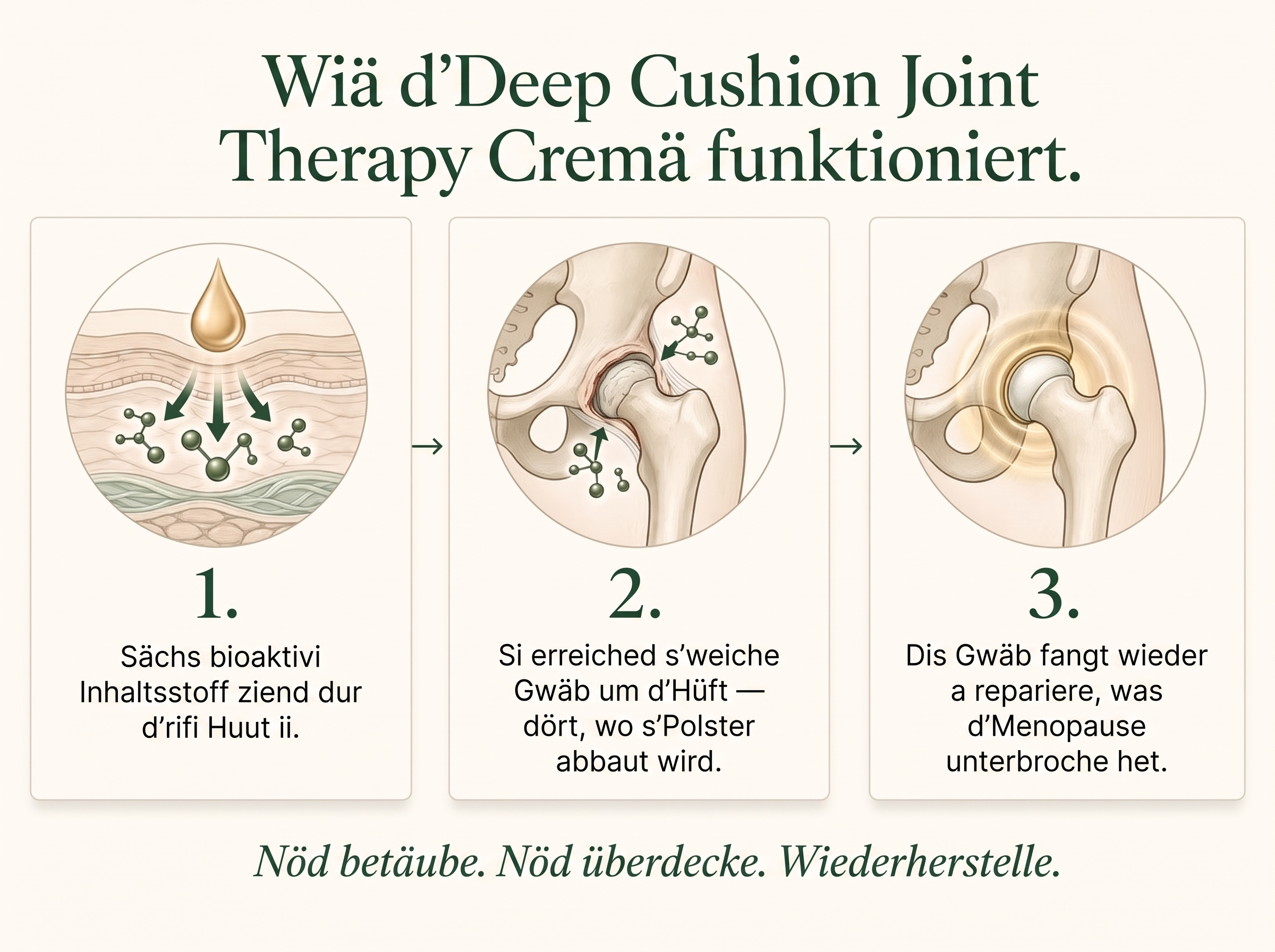 Sepili Organics Gelenk-Therapiecreme mit Tiefenpolster-Effekt