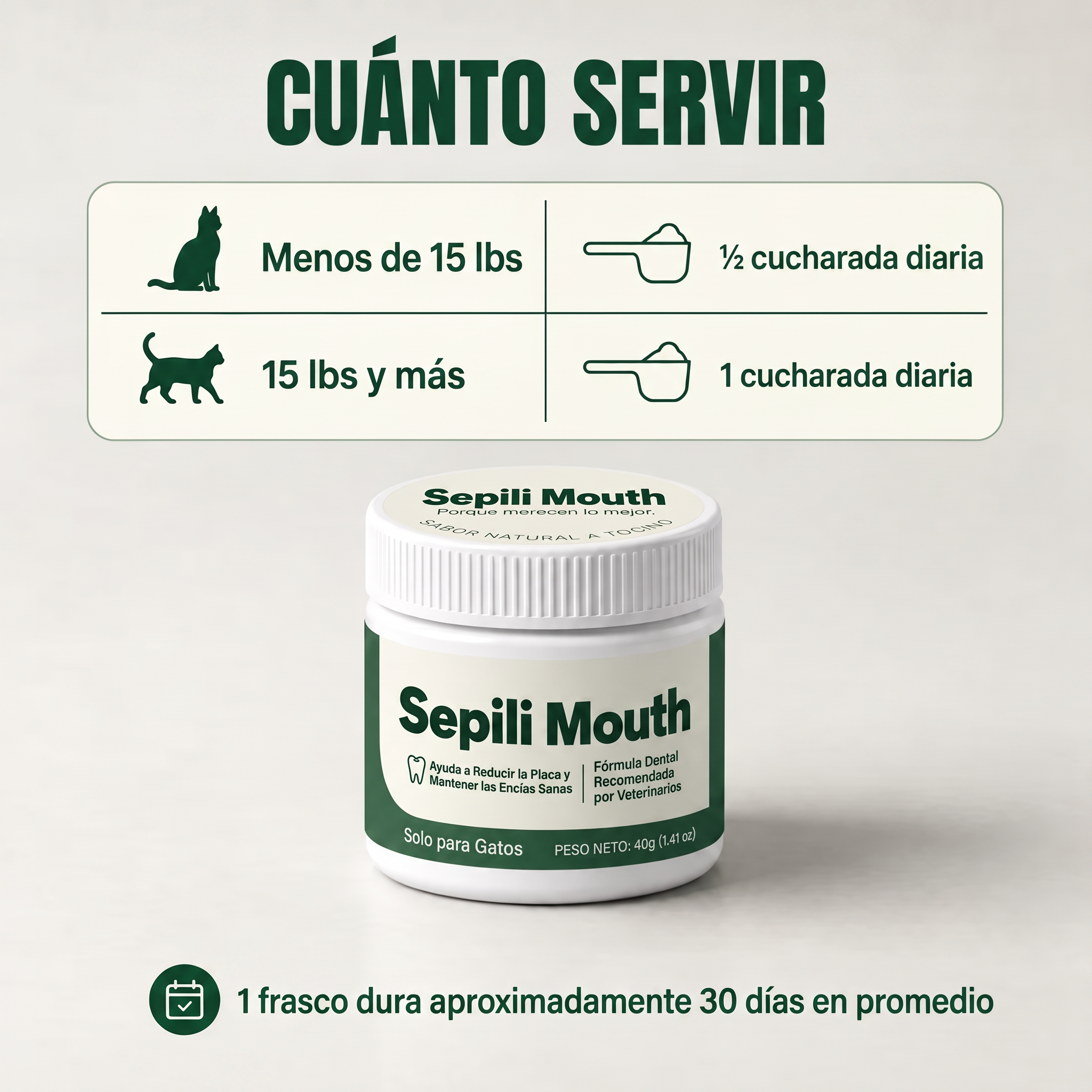 Sepili Cuidado Bucal para Gatos