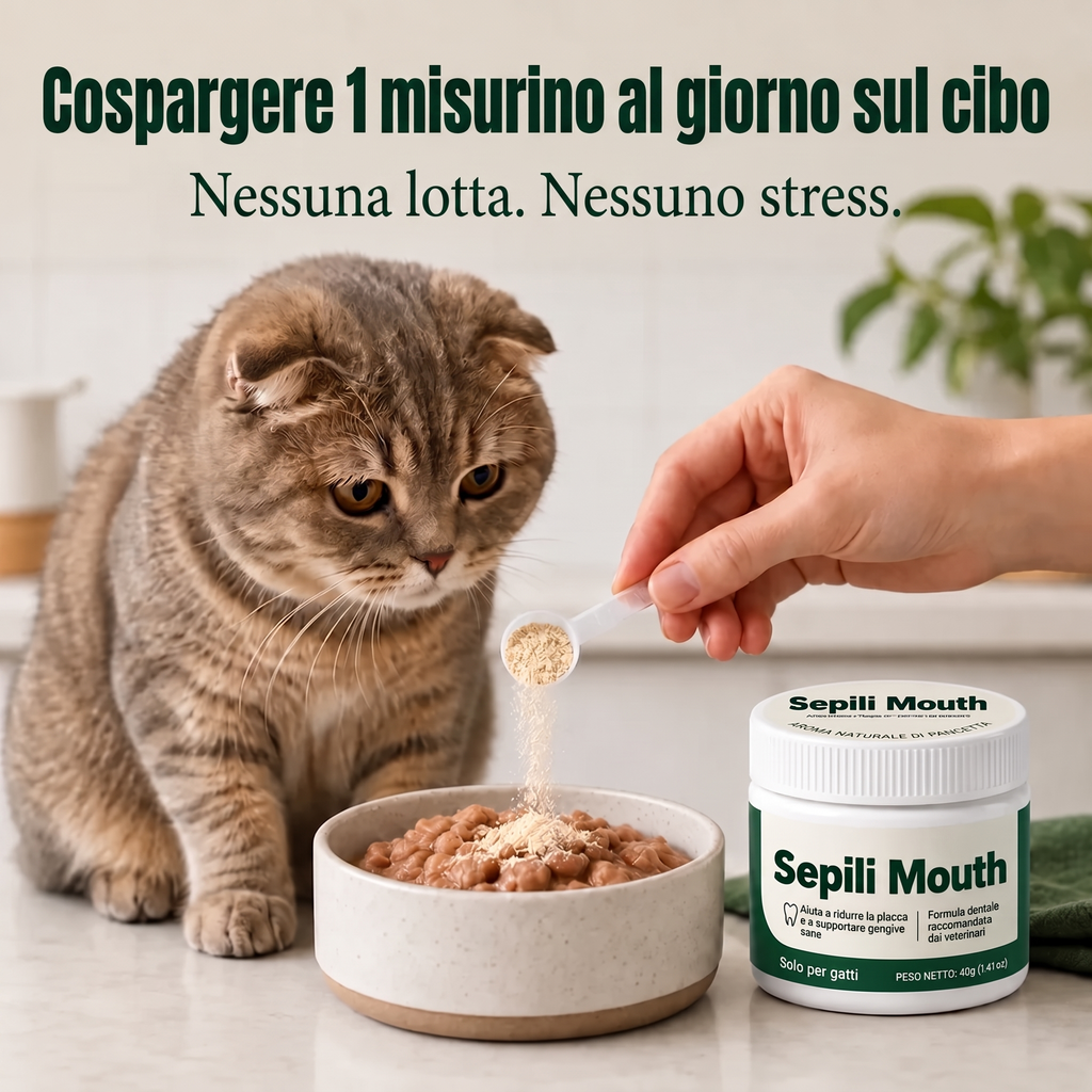 2x Sepili Igiene Orale per Gatti