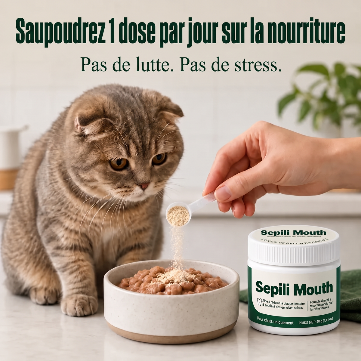 2x Sepili Soin Bucco-Dentaire pour Chats
