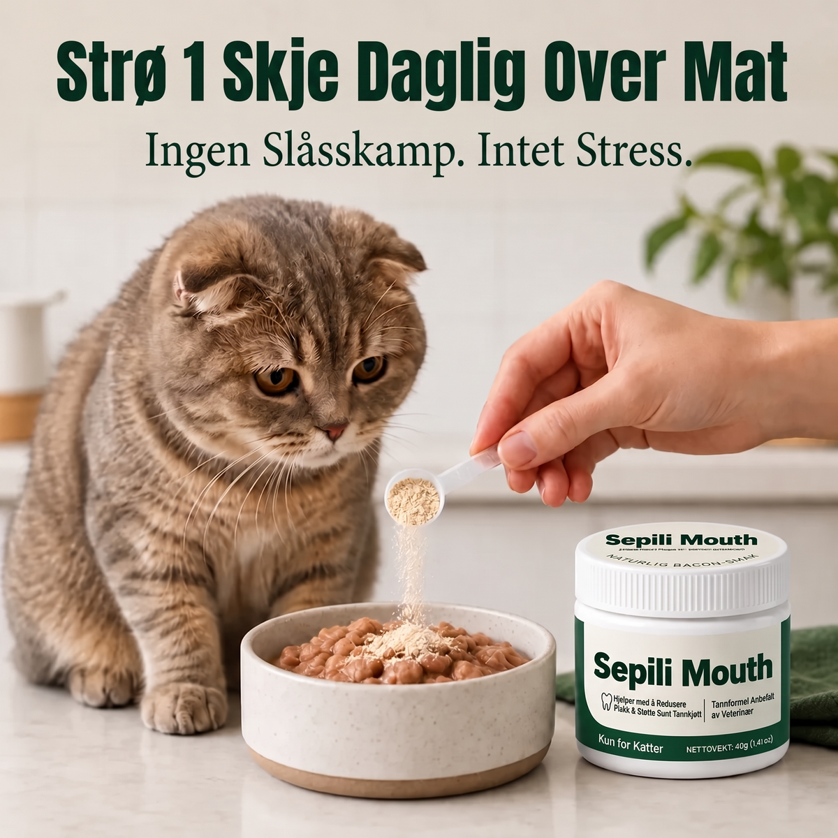 2x Sepili Munnpleie for katter