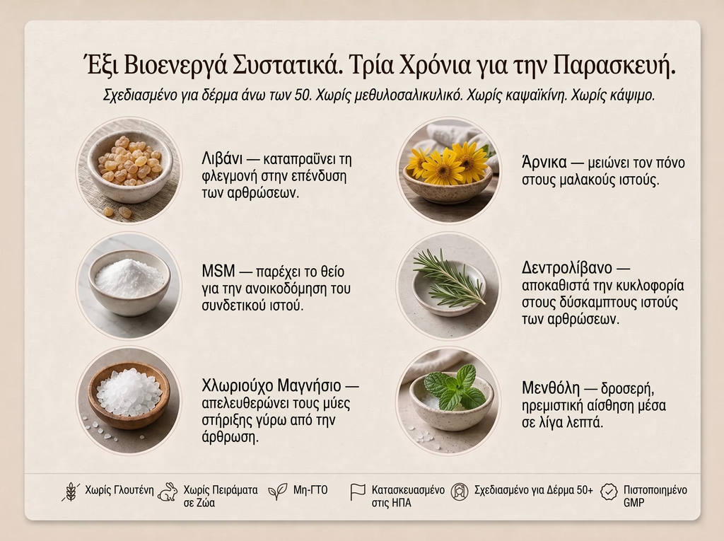 2x Sepili Organics Κρέμα Βαθιάς Ανακούφισης & Στήριξης για Πονεμένες Αρθρώσεις