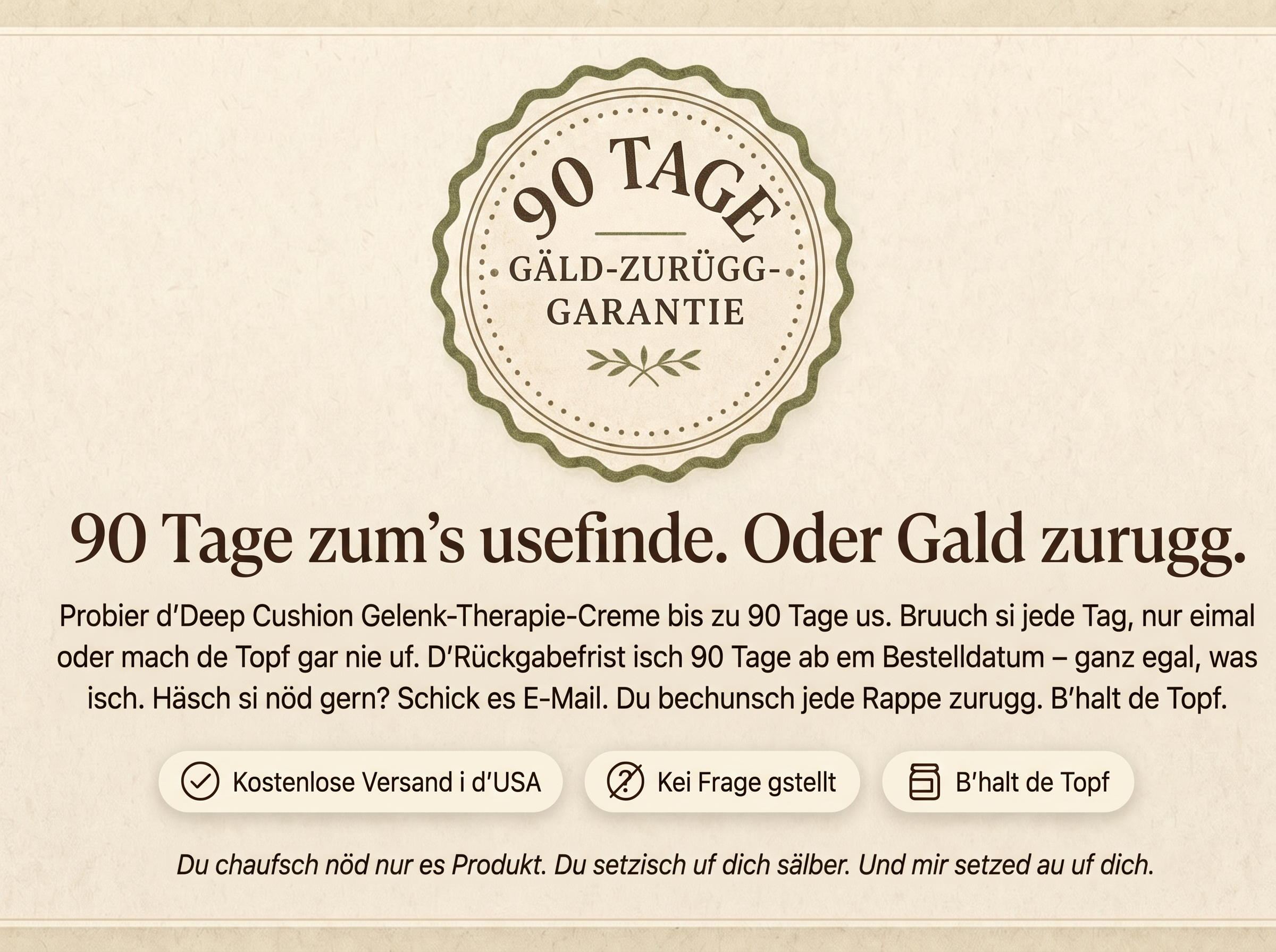Sepili Organics Gelenk-Therapiecreme mit Tiefenpolster-Effekt
