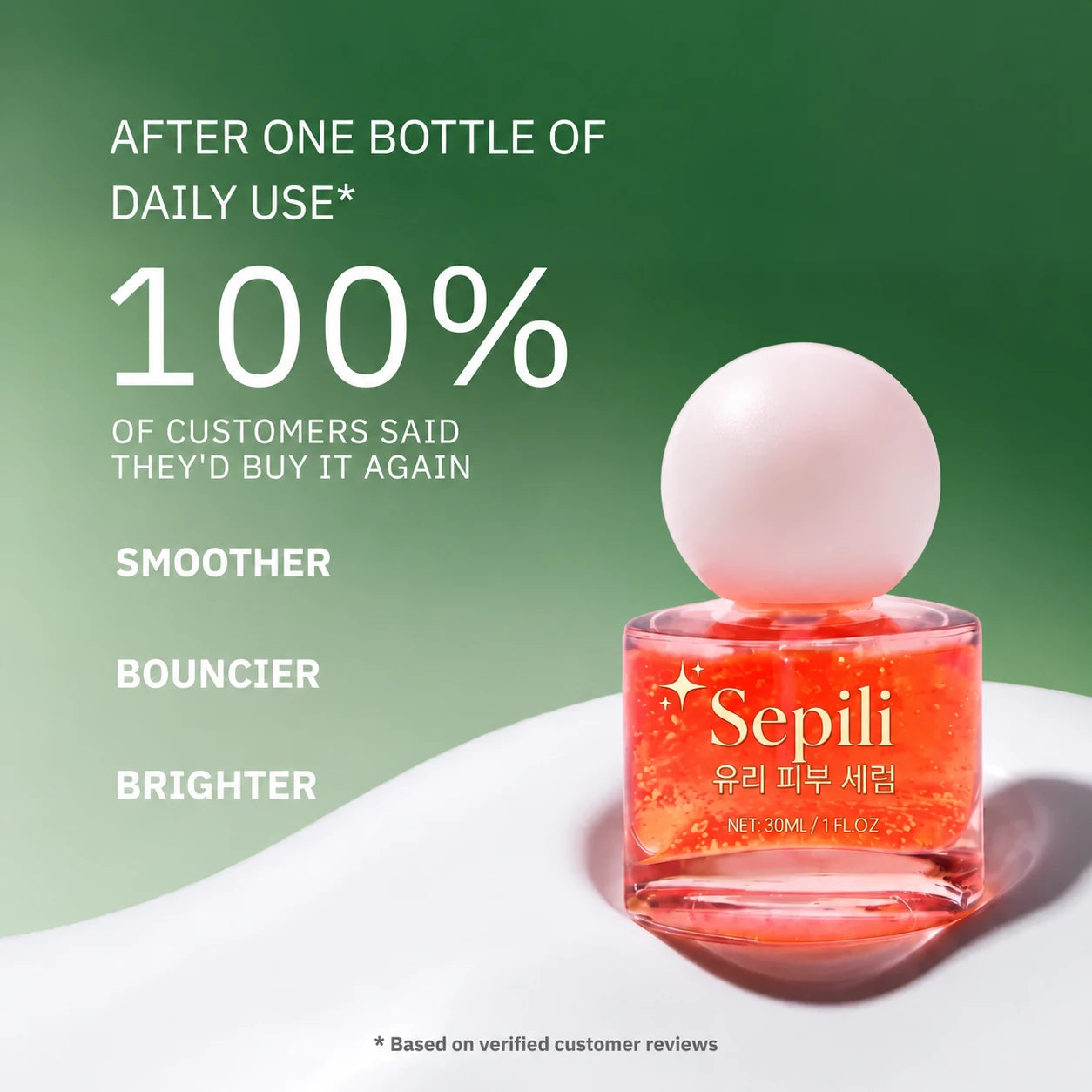 Sepili PDRN & Peptide-8 Glass Skin Serum