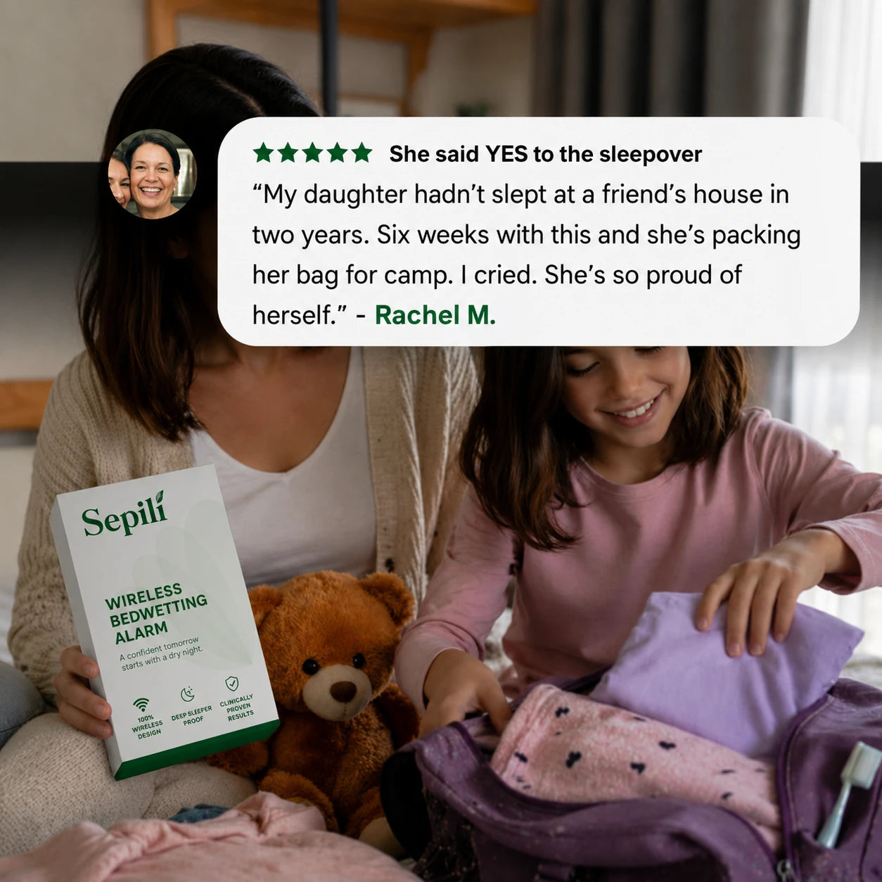 NightDry™ Wireless Bedwetting Alarm